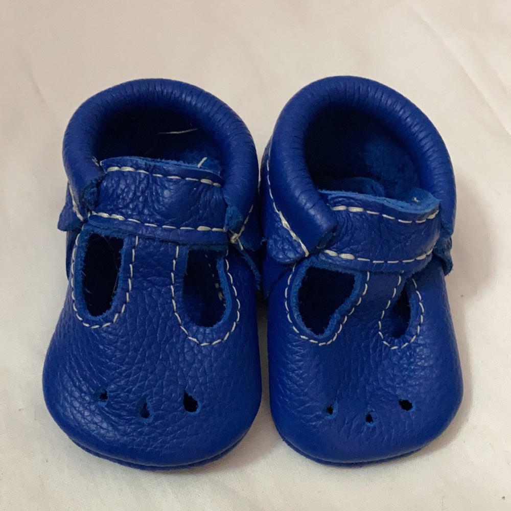 Blue Freshly Picked Moccs